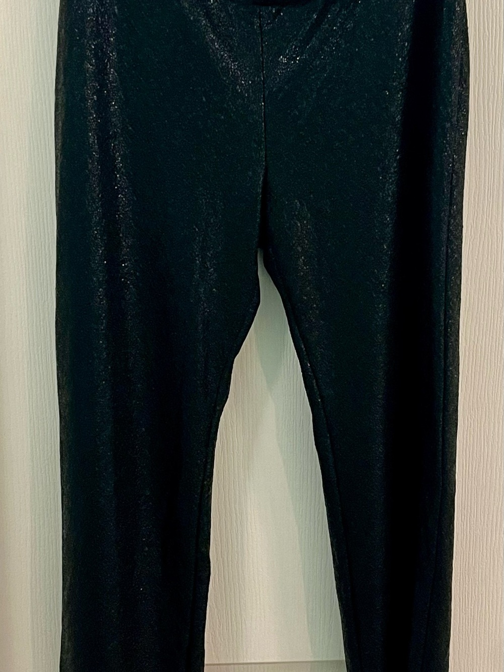 HEIMISH USA Black Shimmery Stretch Leggings. Plus Size 3XL. Dress up or down!